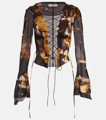 Blouse imprimée en soie mélangée - KNWLS - Modalova