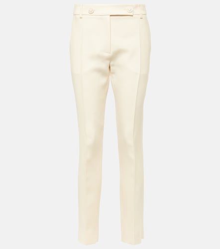 Pantalon droit à taille mi-haute en Crêpe Couture - Valentino - Modalova