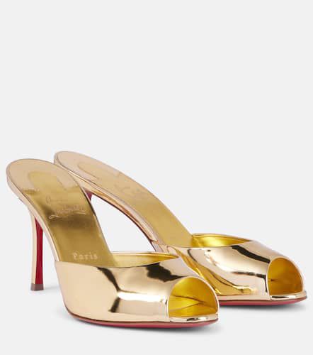 Mules Me Dolly en cuir métallisé - Christian Louboutin - Modalova