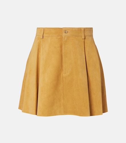 Jupe à taille haute en daim - Polo Ralph Lauren - Modalova
