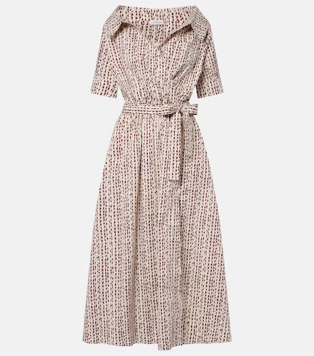 Robe portefeuille Lydia en coton mélangé imprimée - Altuzarra - Modalova