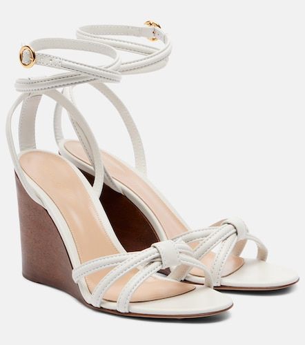 Sandales compensées en cuir - Gianvito Rossi - Modalova