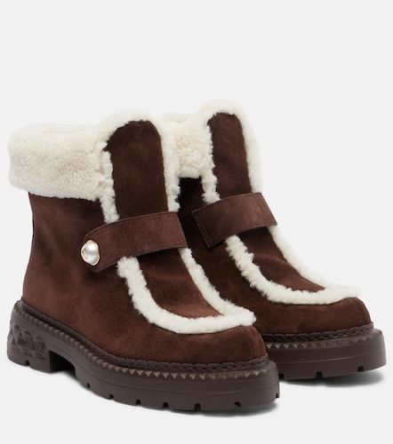 Bottines Shea en daim et shearling - Jimmy Choo - Modalova
