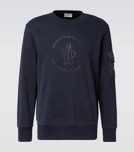 Sweat-shirt en coton à logo - Moncler - Modalova