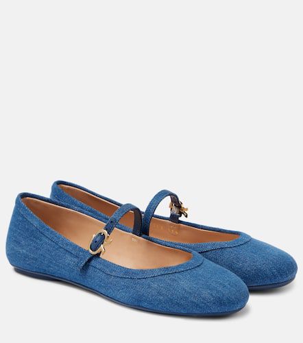 Ballerines Carla en denim - Gianvito Rossi - Modalova