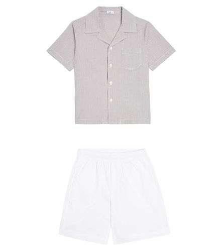 Ensemble chemise et bermuda en coton - Il Gufo - Modalova