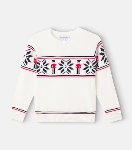 Pull intarsia en laine - Tartine et Chocolat - Modalova