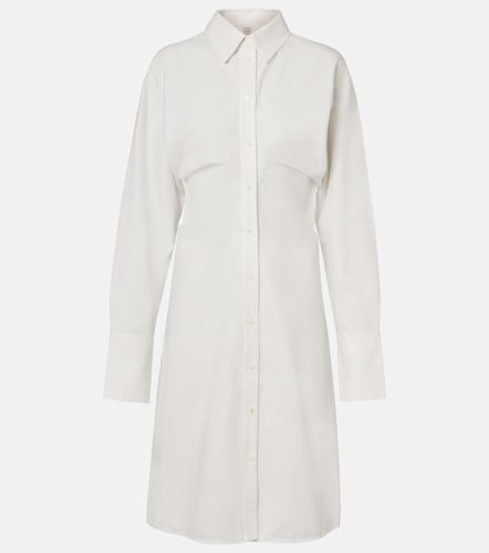 Toteme Robe chemise en coton et lin - Toteme - Modalova