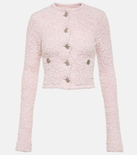 Cardigan court en coton mélangé - Balenciaga - Modalova