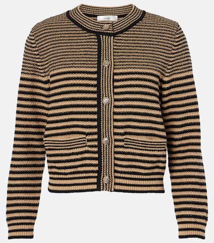 Cardigan Compact Stripe en coton - Frame - Modalova