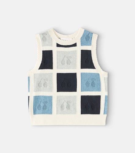 Pull sans manches Elda en coton et cachemire - Bonpoint - Modalova
