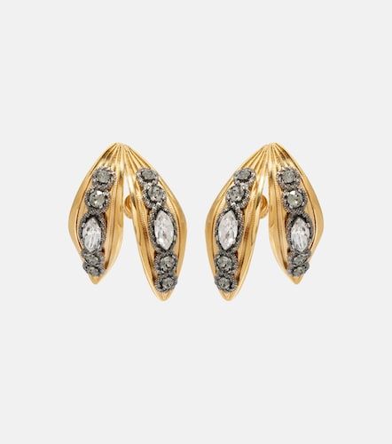 Boucles d'oreilles Bloom à ornements - Balenciaga - Modalova