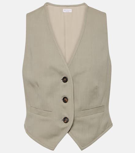 Veste sans manches - Brunello Cucinelli - Modalova