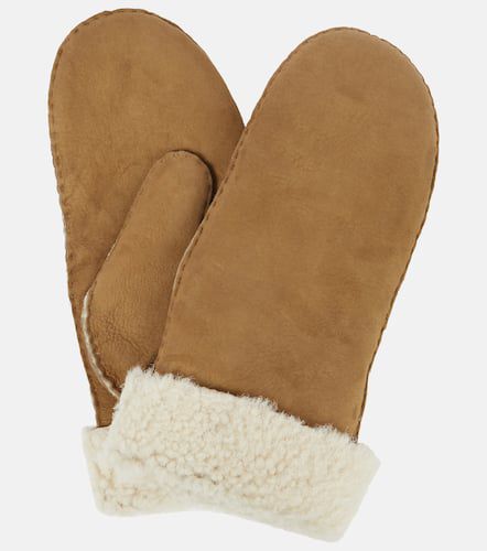 Mitaines Mulfi en cuir et shearling - Isabel Marant - Modalova