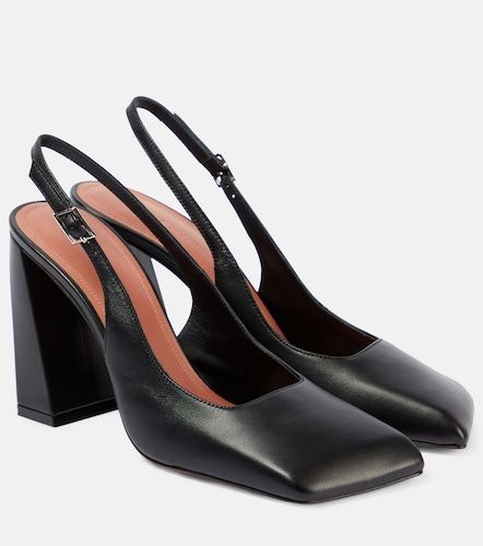 Escarpins slingback Charlotte 95 en cuir - Amina Muaddi - Modalova