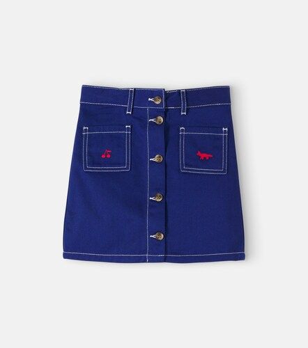 X Maison Kitsuné Jupe Laurine en jean - Bonpoint - Modalova