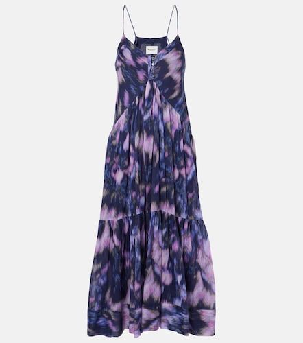 Robe longue Sabba en coton à imprimé - Marant Etoile - Modalova