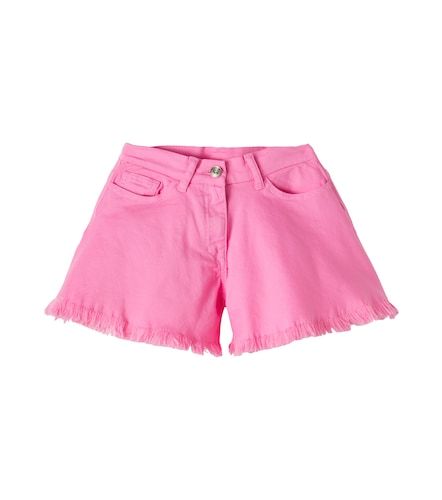 Short en denim à appliqués - Monnalisa - Modalova
