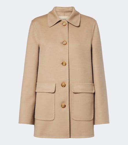 Veste VLogo en laine et cachemire - Valentino - Modalova