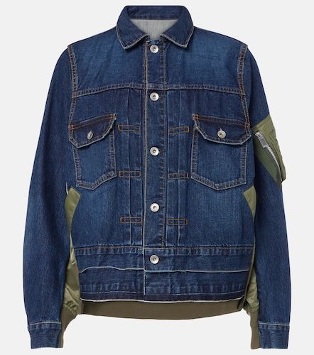 Sacai Veste Bomber en denim - Sacai - Modalova