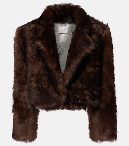 Veste raccourcie en shearling - Magda Butrym - Modalova