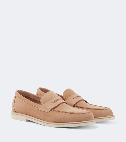 Mocassins en daim - Brunello Cucinelli - Modalova