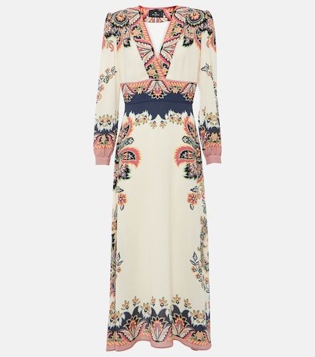 Robe longue à imprimé cachemire - Etro - Modalova
