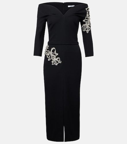 Safiyaa Robe midi Linda à cristaux - Safiyaa - Modalova
