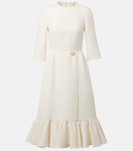 Robe midi en Crêpe Couture - Valentino - Modalova