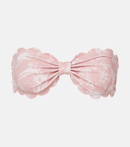 Haut de bikini bandeau Antibes à fleurs - Marysia - Modalova
