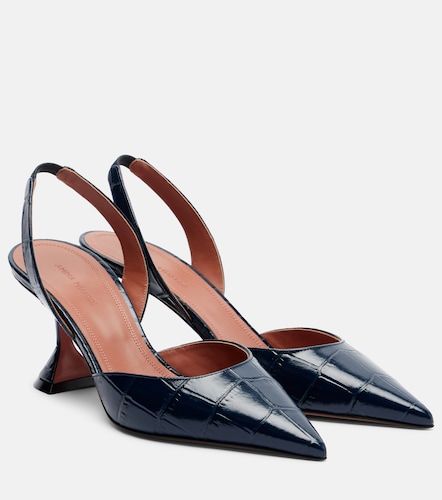 Escarpins slingback en cuir - Amina Muaddi - Modalova