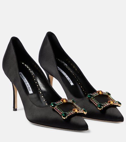 Escarpins Vitala en satin - Manolo Blahnik - Modalova