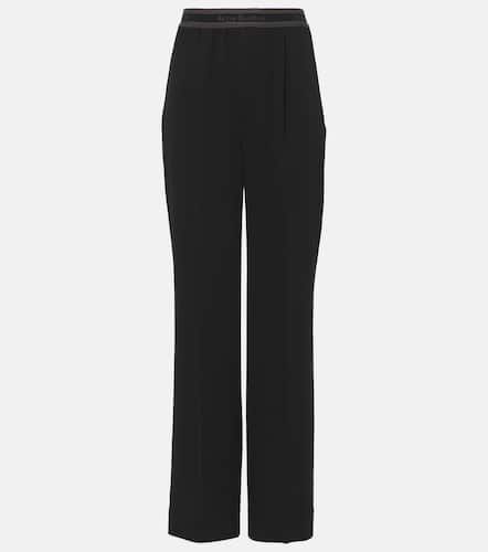 Pantalon ample à taille mi-haute à logo - Acne Studios - Modalova