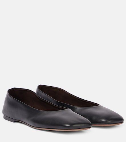 The Row Ballerines Square en cuir - The Row - Modalova