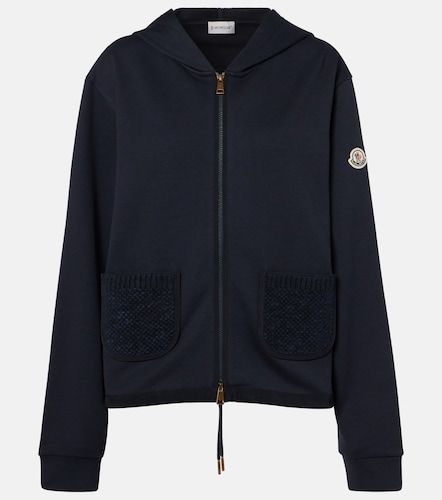Sweat-shirt à capuche en coton mélangé - Moncler - Modalova