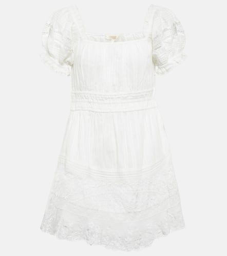 Robe Lilium brodée en coton - LoveShackFancy - Modalova