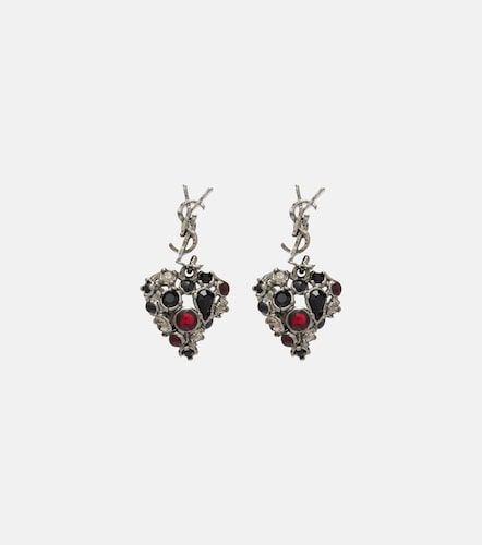 Boucles d’oreilles Cassandre à ornements - Saint Laurent - Modalova