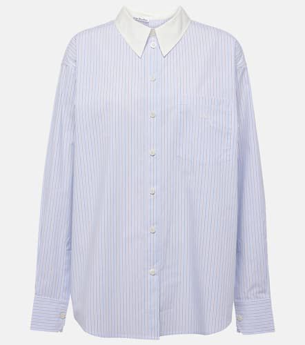 Chemise brodée et rayée en coton - Acne Studios - Modalova