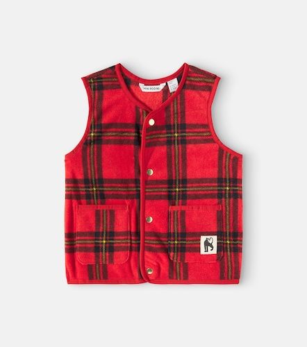 Veste sans manches à carreaux - Mini Rodini - Modalova