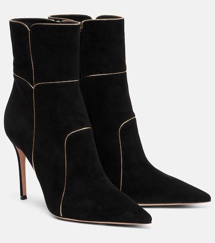 Gianvito Rossi Bottines 95 en daim - Gianvito Rossi - Modalova