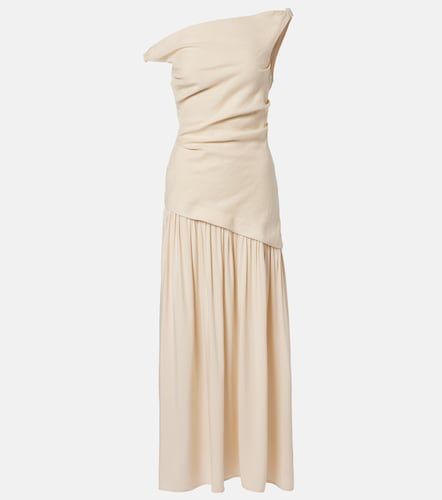 Robe longue Roma asymétrique en lin - Faithfull - Modalova