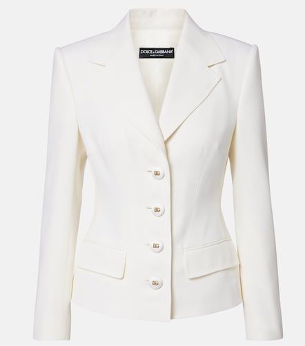 Blazer en laine mélangée - Dolce&Gabbana - Modalova