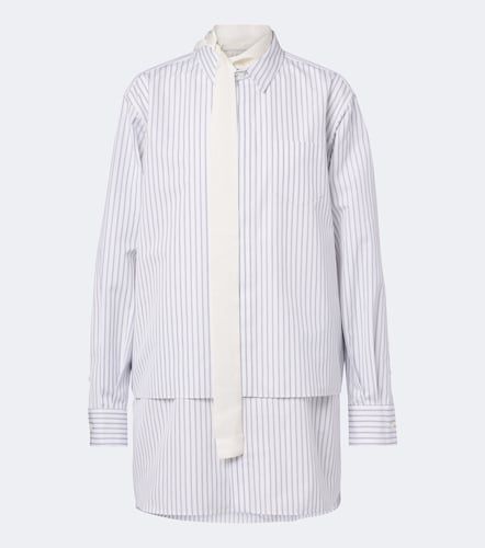 Chemise en coton mélangé à rayures - Sacai - Modalova