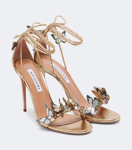 Sandales Papillon 105 en cuir - Aquazzura - Modalova