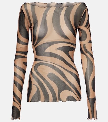 Pucci Top Marmo en tulle - Pucci - Modalova