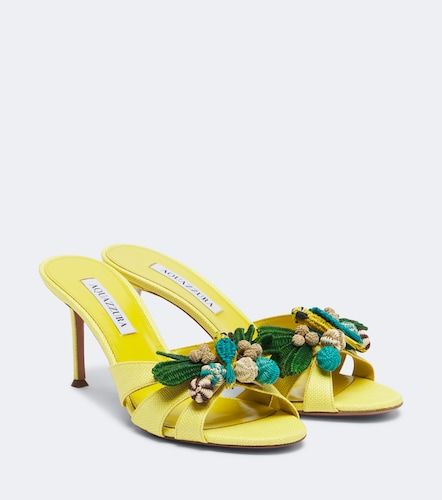 Aquazzura Mules Birdsong en raphia - Aquazzura - Modalova