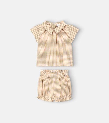 Bébé – Set top et short Miki en coton - C'era Una Volta - Modalova