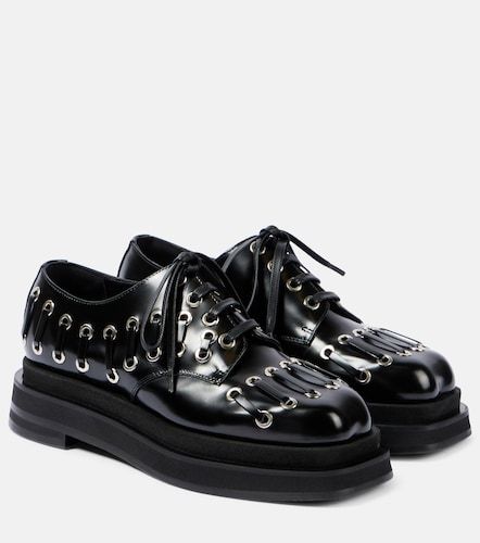 Derbies Heart Toe en cuir à plateforme - Simone Rocha - Modalova