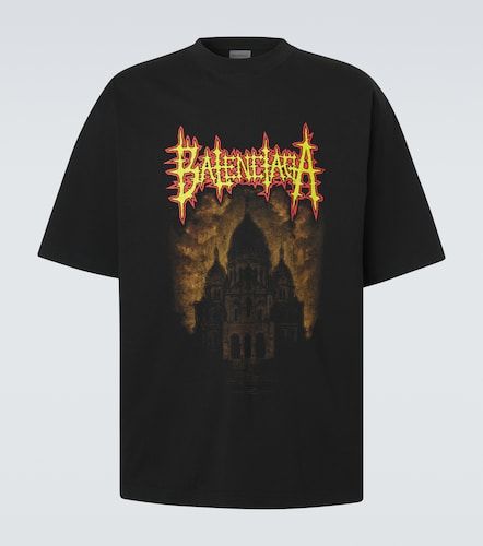 T-shirt imprimé en coton - Balenciaga - Modalova
