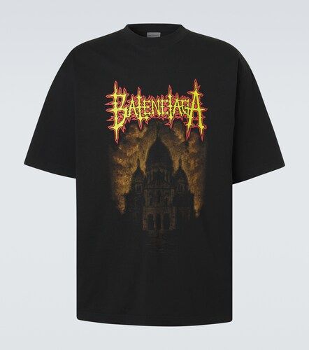 T-shirt imprimé en coton - Balenciaga - Modalova